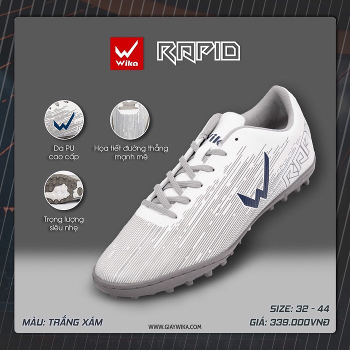 Giay_Wika_Rapid_TF_Trang_Xam