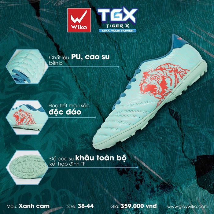 Giay_Wika_Tiger_X_Xanh_Cam