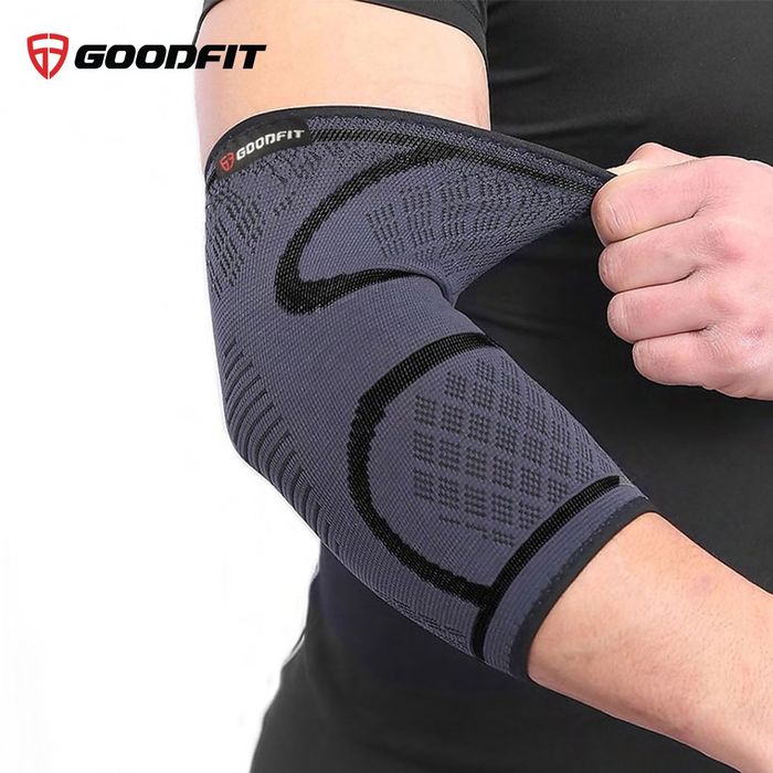 Bang_quan_bao_ve_khuyu_tay_dan_hoi_GoodFit_GF402E_Xam