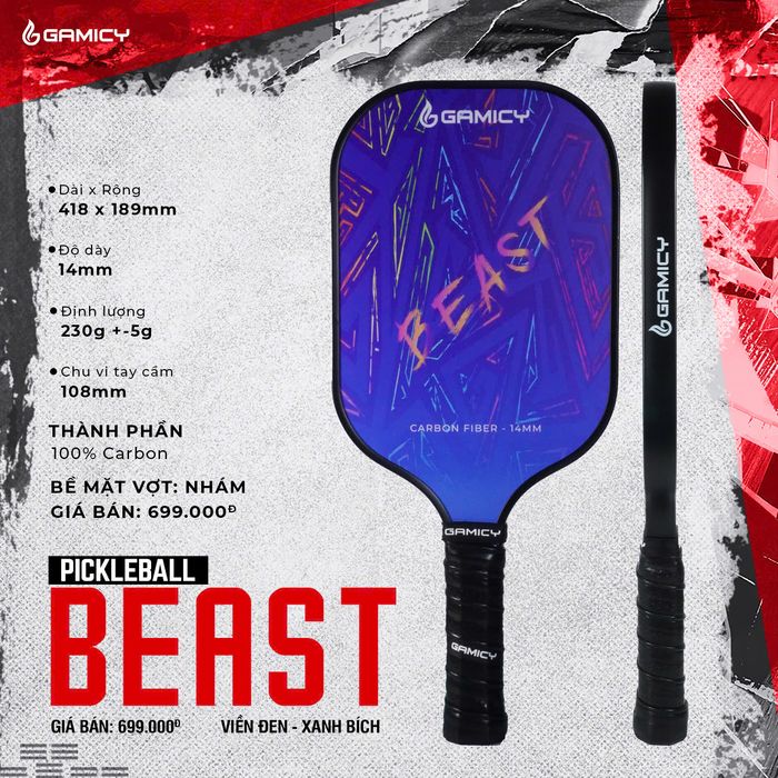 Vot_Pickleball_Kaiwin_Beast_T300_Xanh_Bich