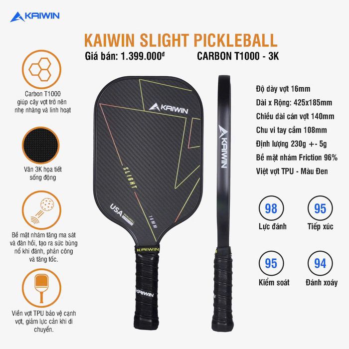 Vot_Pickleball_Kaiwin_Slight_T1000_Den