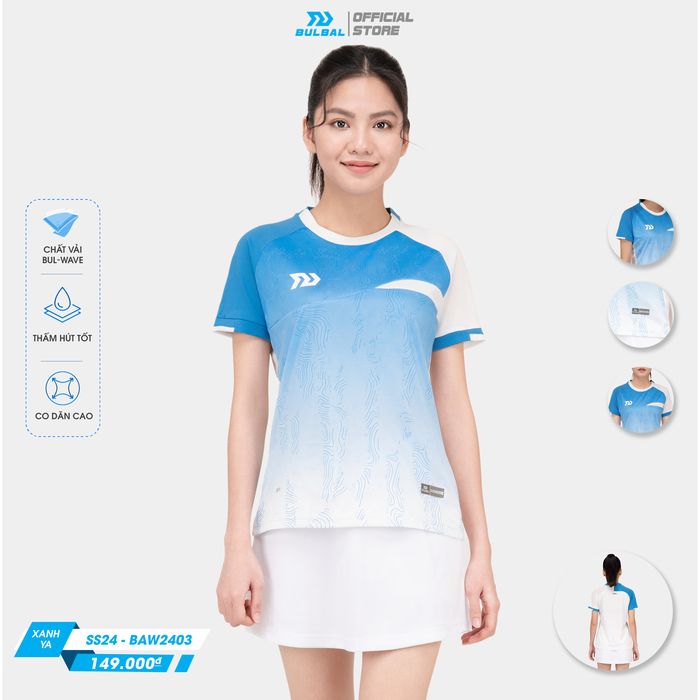 Ao_Cau_Long_Bulbal_BAW2403_NU_Xanh_Ya