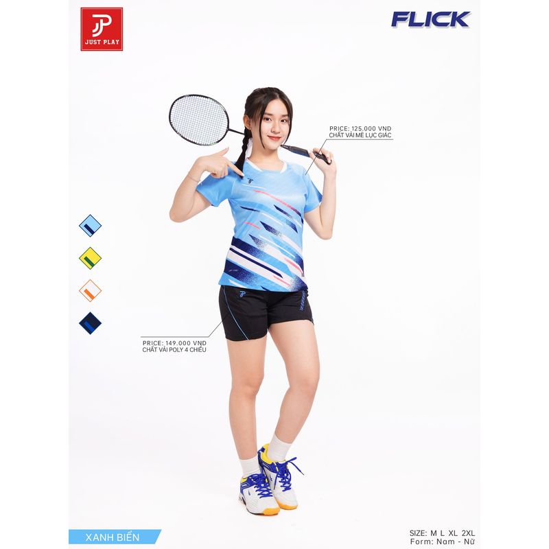 Ao_Cau_Long_JP_Flick_NU_Xanh_Bien