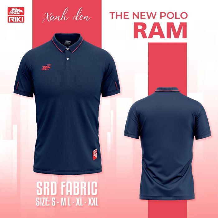Ao_Polo_Riki_Ram_Xanh_Den