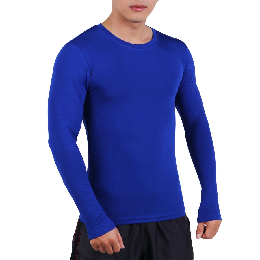 Ao_TAY_DAI_TRON_Xanh_Bich