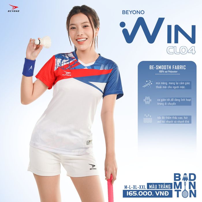 Ao_cau_long_Beyono_Win_CL04_Nu_Do_Trang