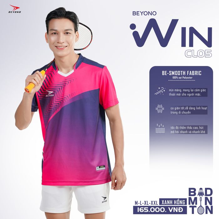 Ao_cau_long_Beyono_Win_CL05_Nam_Hong/Xanh