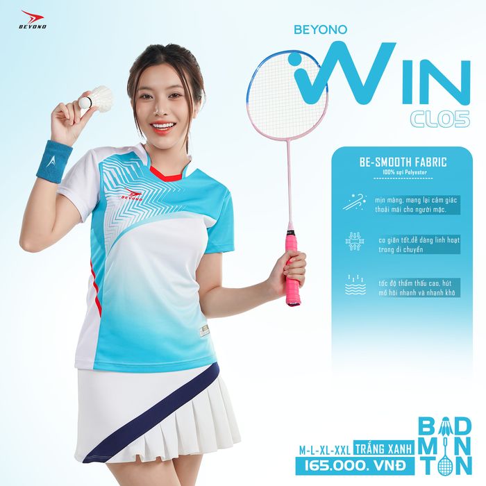 Ao_cau_long_Beyono_Win_CL05_Nu_Trang_Xanh