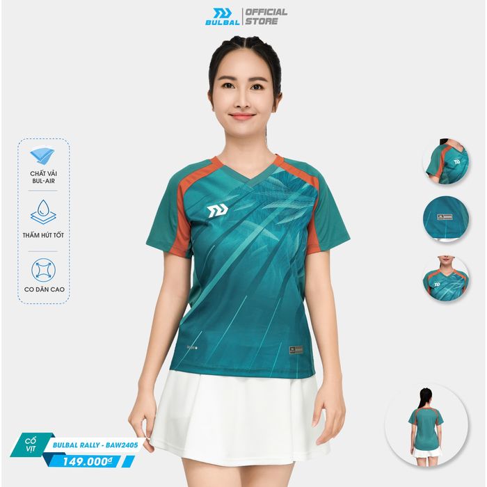 Ao_cau_long_Bulbal_BAW2405_NU_Xanh_Co_Vit