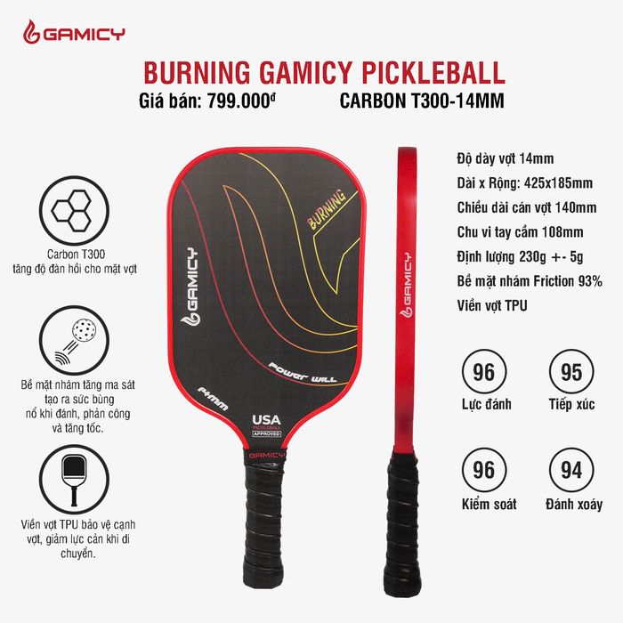 Vot_Pickleball_Gamicy_Burning_T300_Do