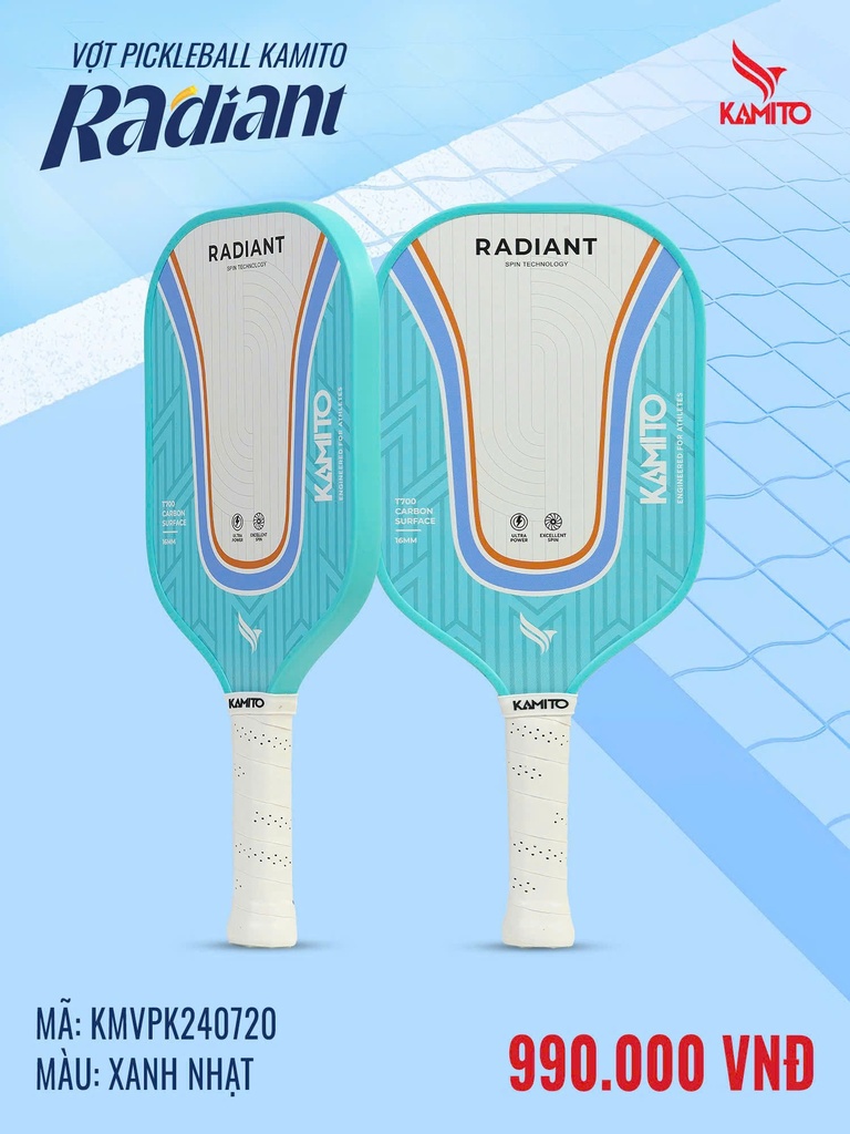 Vot_Pickleball_Kamito_Radiant_Xanh_Ya