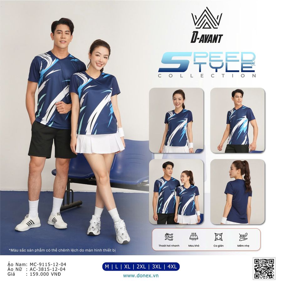 Ao_The_Thao_D-Avant_AC-3815_NU_Xanh_Den