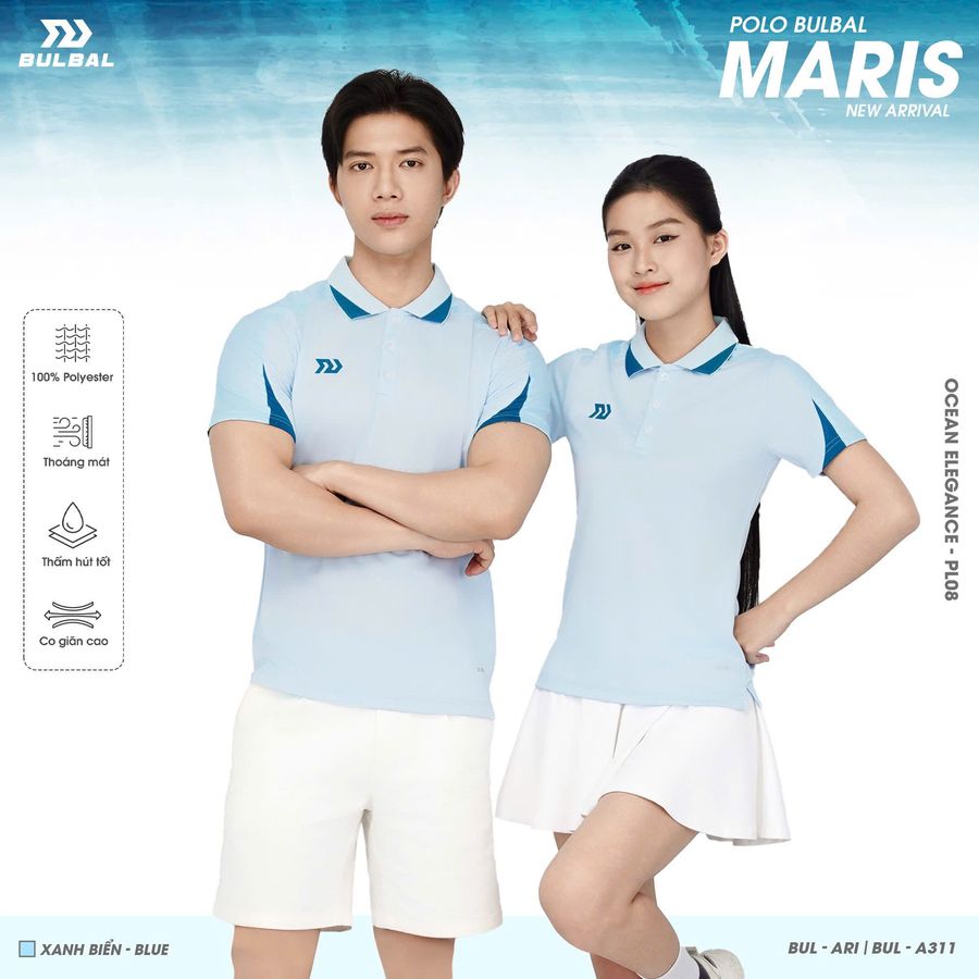 Ao_Polo_Bulbal_Maris_NU_Xanh_Bien