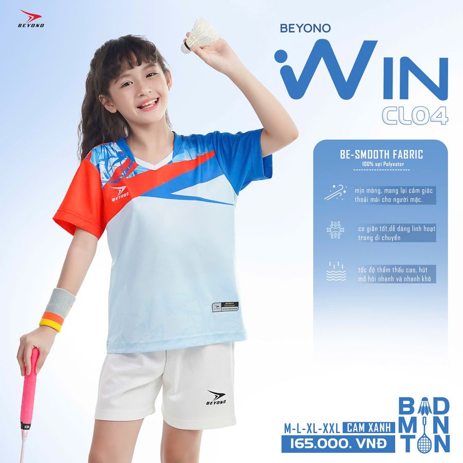 Ao_cau_long_Beyono_Win_CL04_Tre_em_Do_Xanh