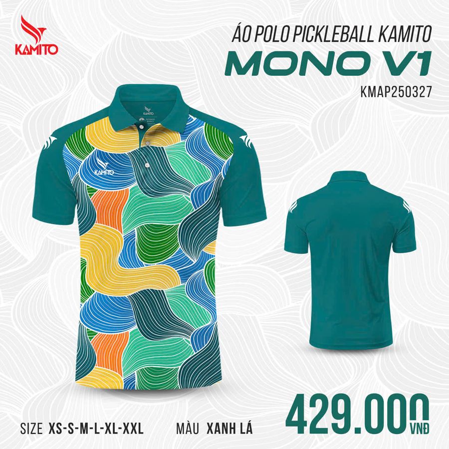 Ao_Polo_Pickleball_Kamito_Mono_V1_Xanh_La