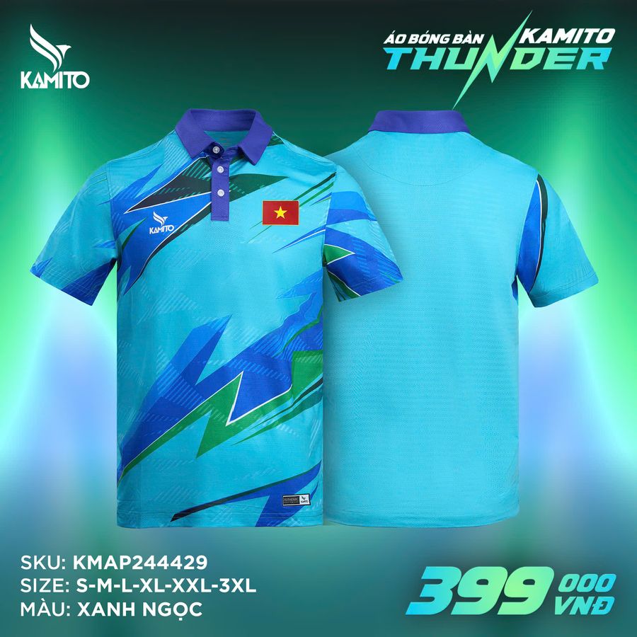 Ao_Polo_Kamito_Thunder_Xanh_Ngoc