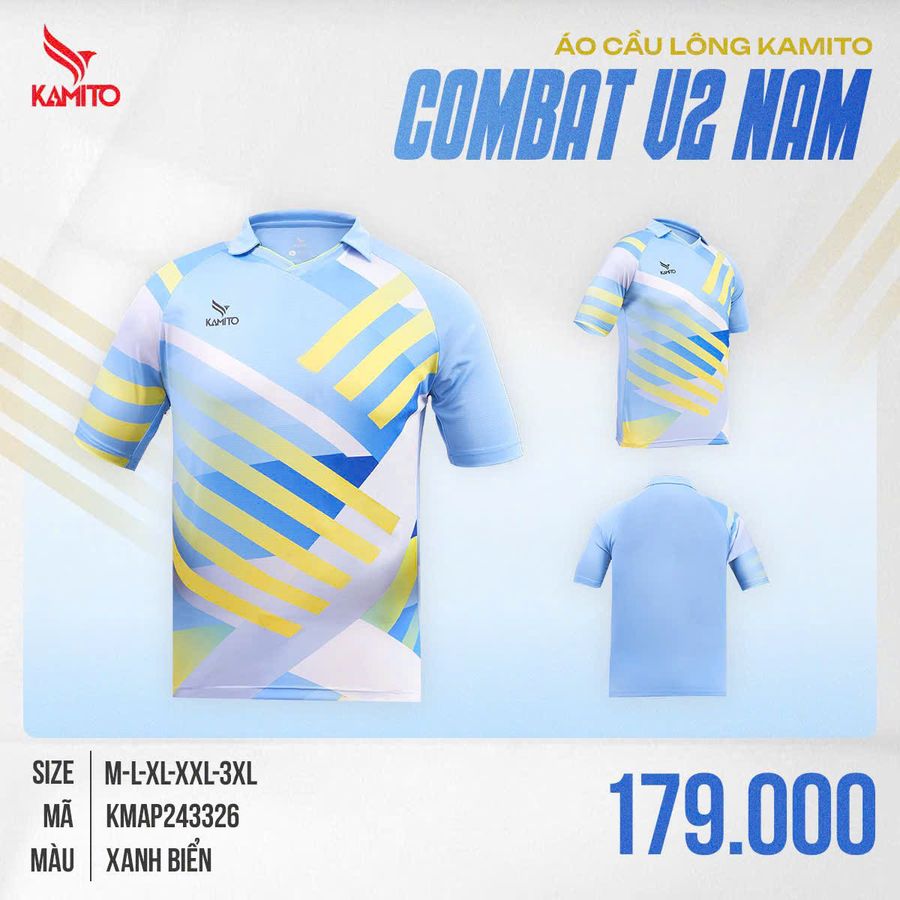 Ao_The_Thao_Kamito_Combat_V2_NAM_Xanh_Bien