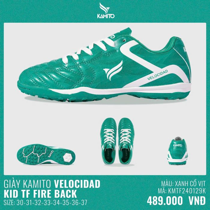 Giay_Kamito_Velocidad_KID_TF_Fire_Back_Xanh_Co_Vit