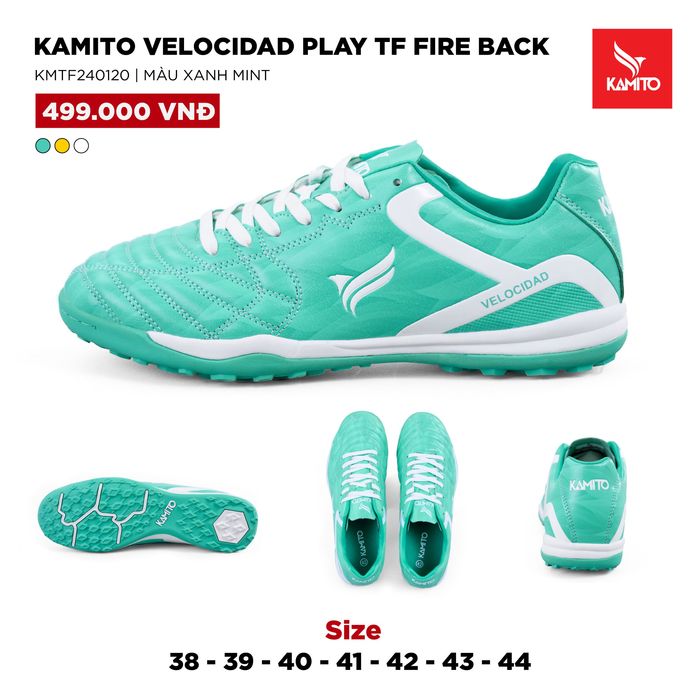 Giay_Kamito_Velocidad_PLAY_TF_Fire_Back_Xanh_Mint