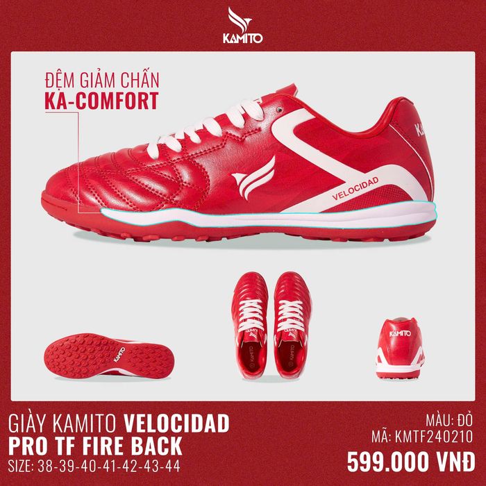 Giay_Kamito_Velocidad_PRO_TF_Fire_Back_Do