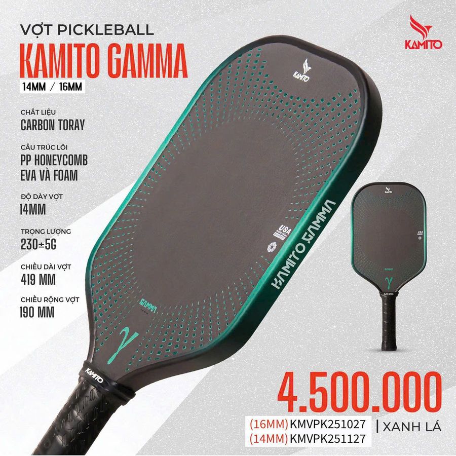 Vot_Pickleball_Kamito_Gamma_Xanh_La