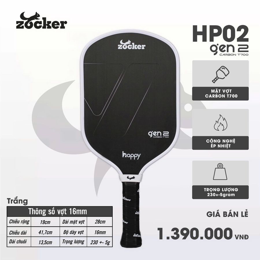 Vot_Pickleball_Zocker_HP02_gen_2-16mm_Trang_Xanh