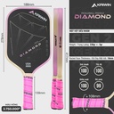 Vot_Pickleball_Kaiwin_Diamond_Gen2_16mm_Hong