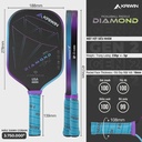 Vot_Pickleball_Kaiwin_Diamond_Gen2_16mm_Xanh_Coban