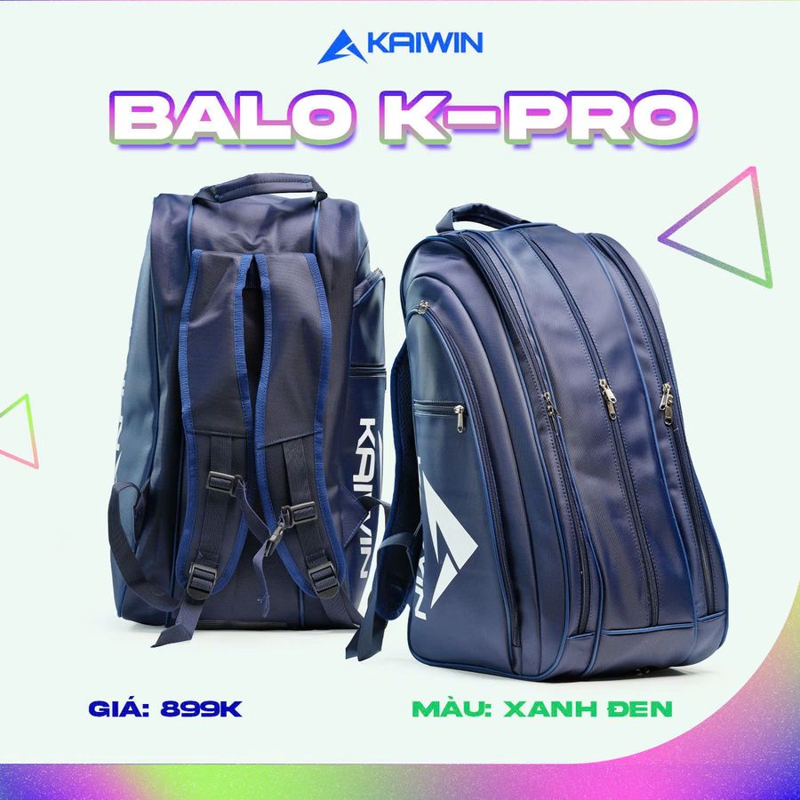 Balo_Kaiwin_K-Pro_Xanh_Den