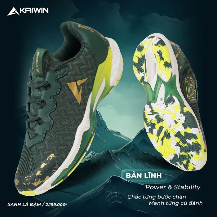 Giay_Kaiwin_Diamond_Xanh_La