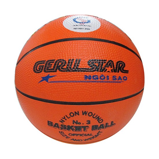 Bóng Rổ Geru Cao Su B3 Cam
