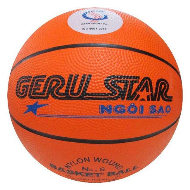 Bóng Rổ Geru Cao Su B6 Cam