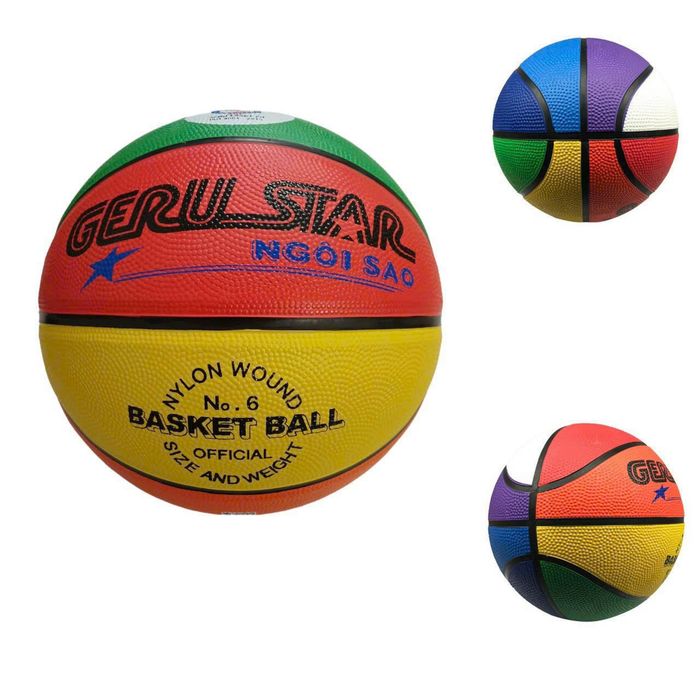 Bóng Rổ Geru Cao Su B6 4 màu