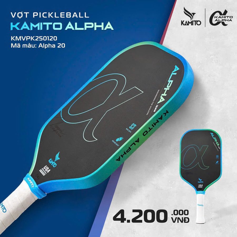 Vợt Pickleball Kamito Alpha 20 - KMVPK250120