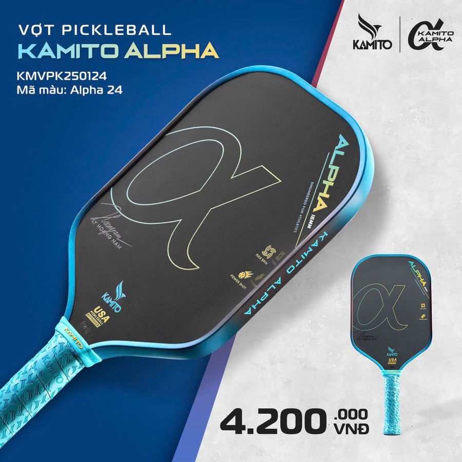 Vợt Pickleball Kamito Alpha 2 - KMVPK250124