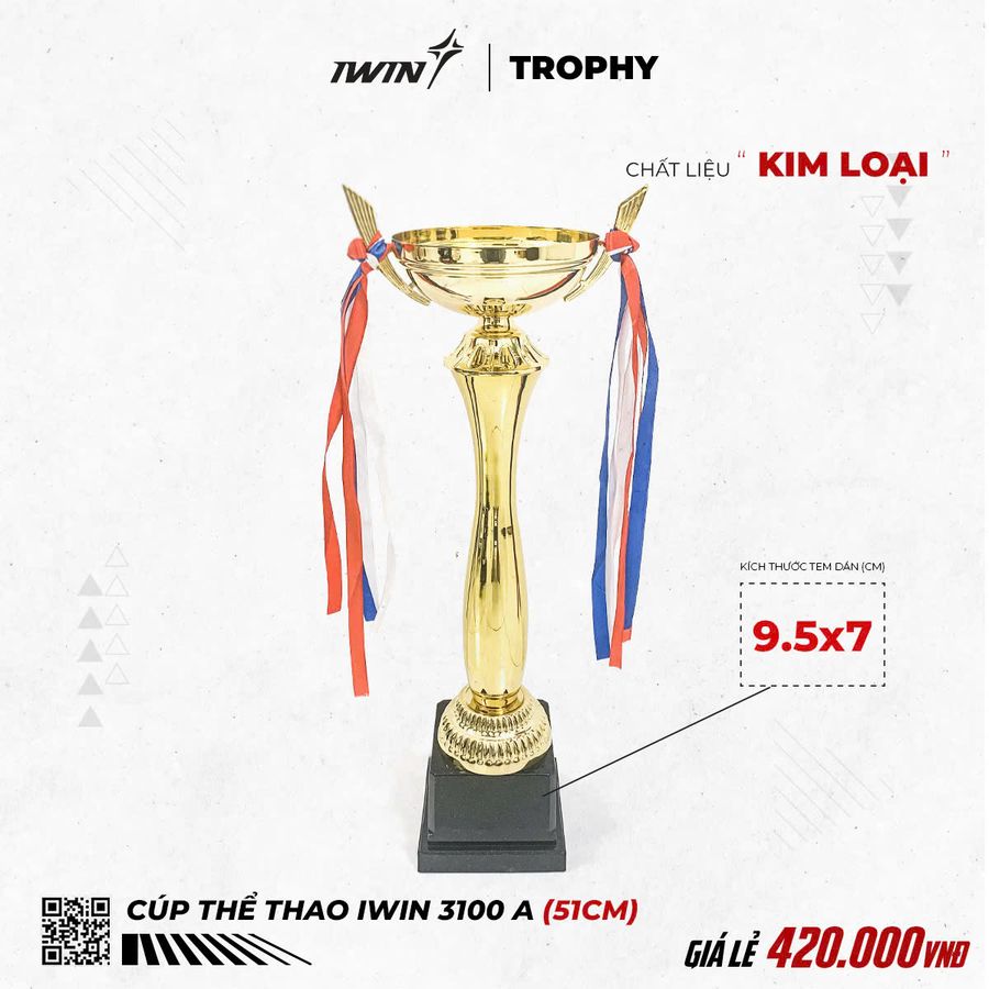 Cúp Thể Thao iWin T3100A - 51cm