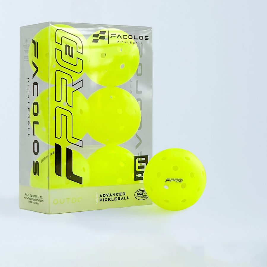 Bóng Pickleball Facolos F-Pro Performance Gen2 (Hộp 6 quả)