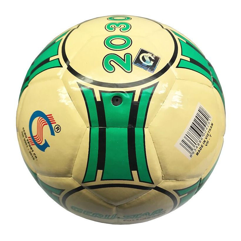 Bóng Đá Geru Dán Futsal 2030 Xanh Lá