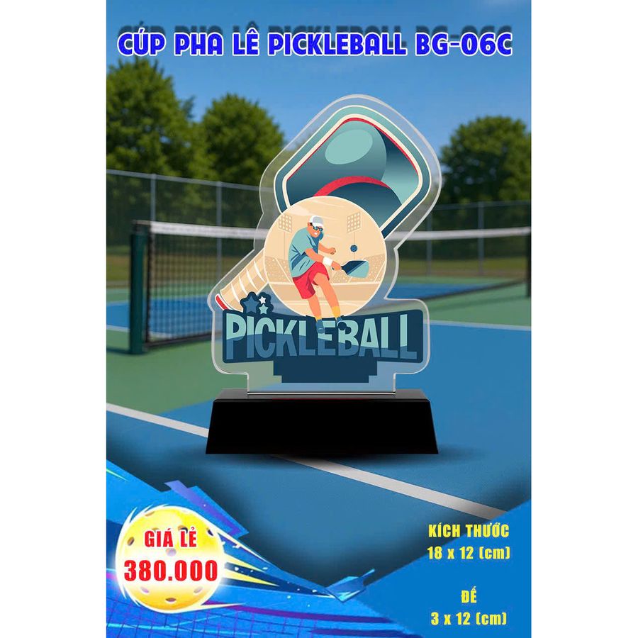 Cúp Pha Lê Pickleball BG-06C