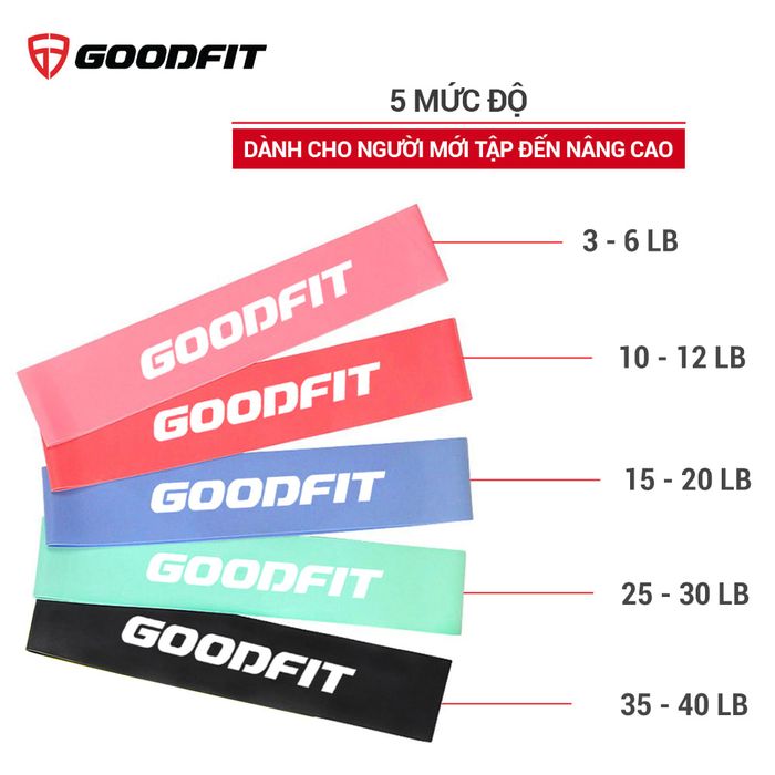 Bộ 5 dây kháng lực GoodFit GF911MB