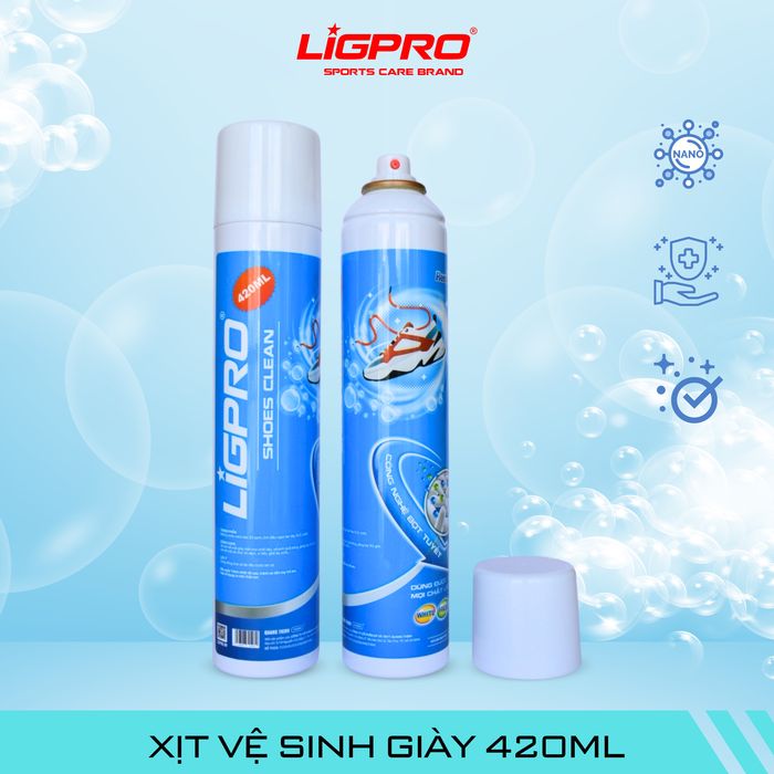 XỊT VỆ SINH GIÀY LIGPRO (chai 420ml)