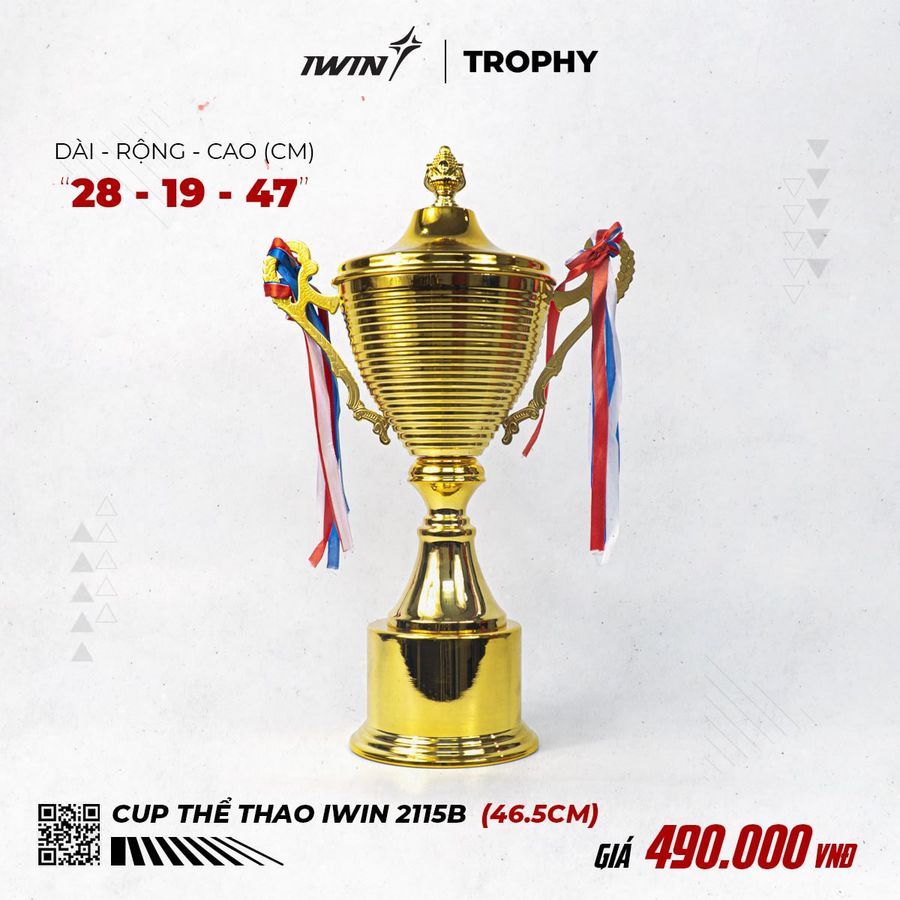 Cúp thể thao iWin 2114 (B) - 46.5cm
