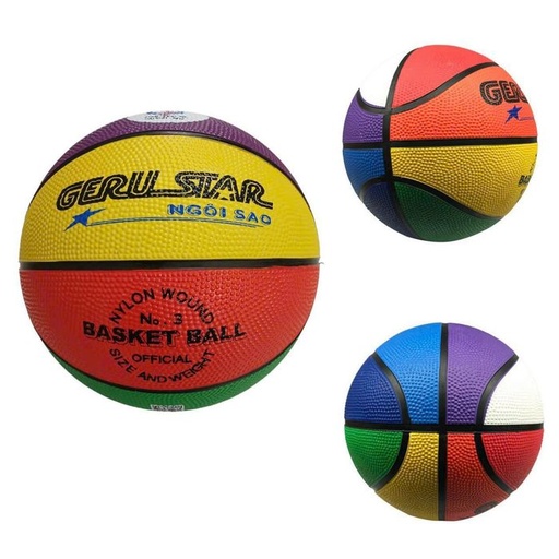 [SP002842] Bóng Rổ Geru Cao Su B3 4 màu