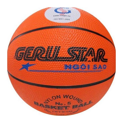 [SP000055] Bóng Rổ Geru Cao Su B5 Cam