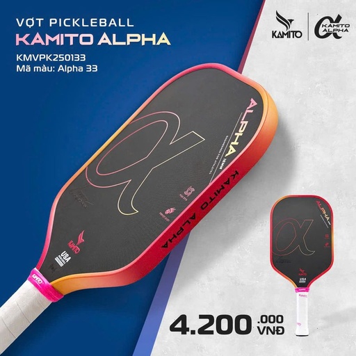 [SP003536] Vợt Pickleball Kamito Alpha 33 - KMVPK250133