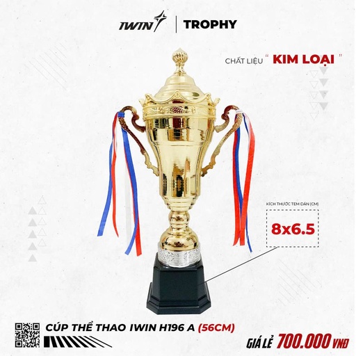 [SP003580] Cúp Thể Thao iWin H196A