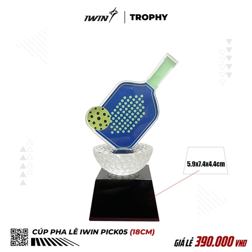 [SP003714] Cúp Pha lê iWin Pick05