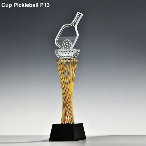 [SP003915] Cúp Pickleball Pha lê P13
