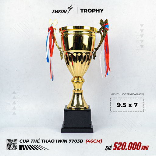 [SP001378] Cúp Thể Thao iWin 7703 (B) - 46cm