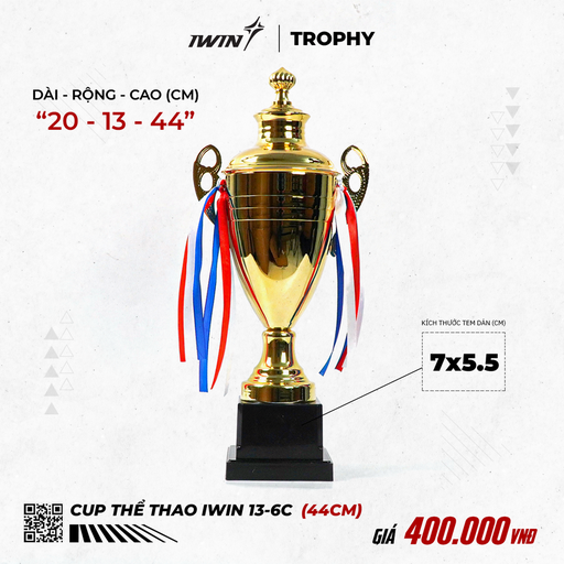 [SP001175] Cúp thể thao iWin 1808 (C)